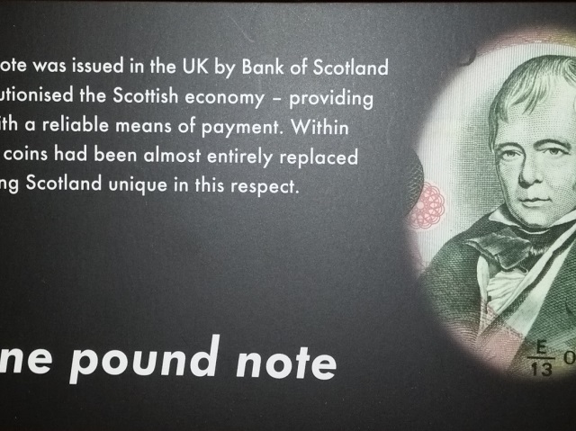 Last paper Bank of Scotland £1 note